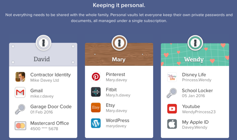 Families 1Password