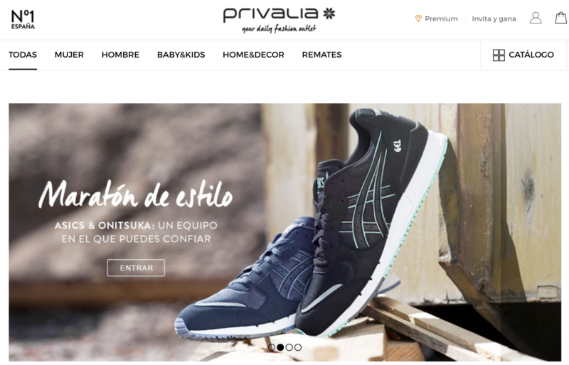 Privalia asics new arrivals