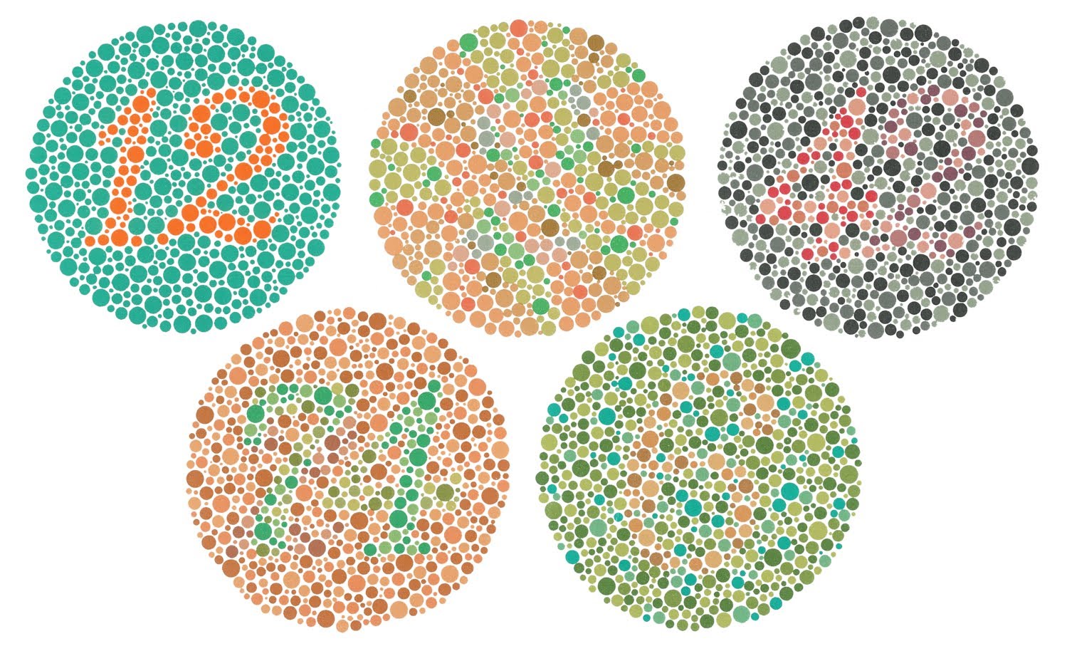 chart for color blindness Test color blind red green genetic disorders ...