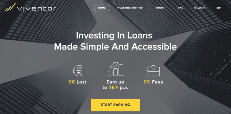 Viventor P2P lending platform in Europe