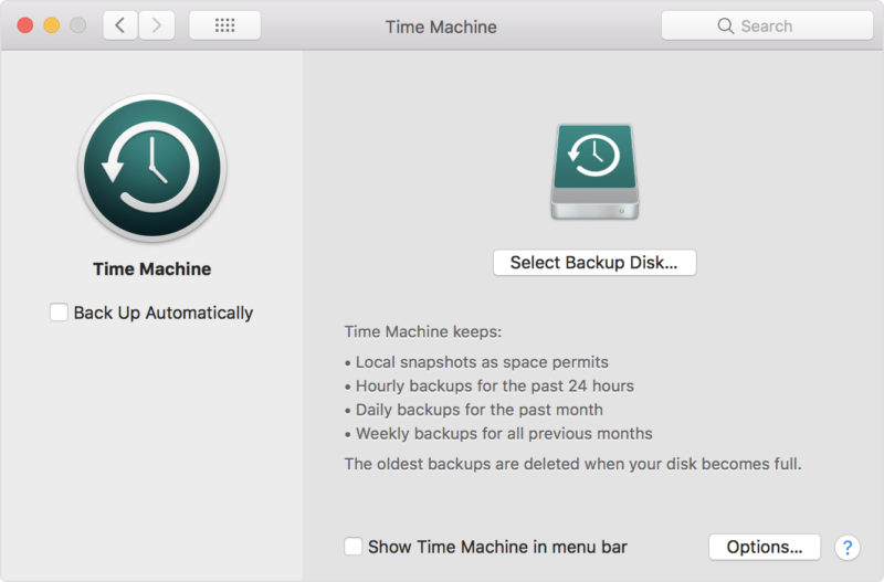 viewing remaining quota synology nas time machine