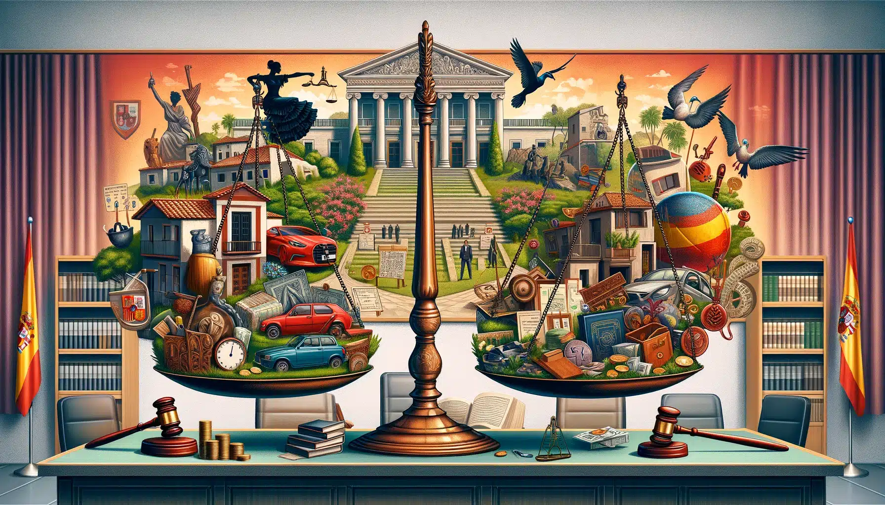 matrimonial asset division spain