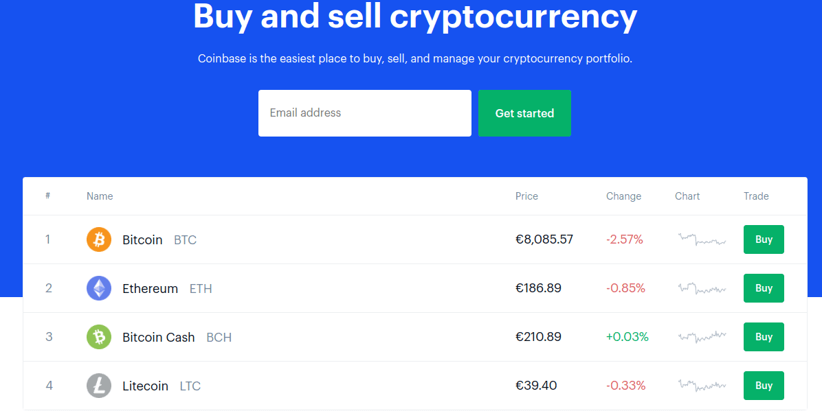 Coinbase (Pro) Alternative