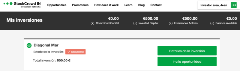 StockCrowdIN investor area