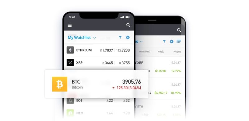 eToro trading app