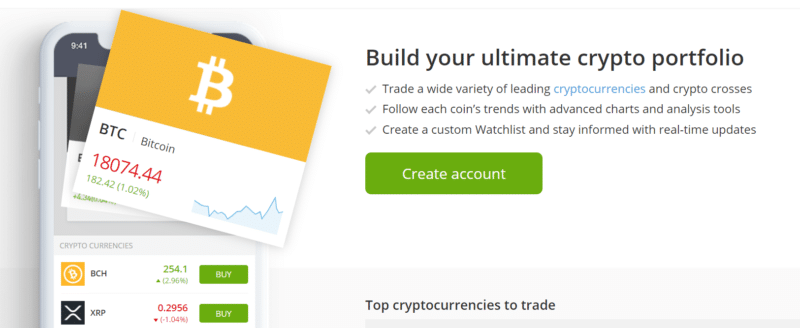 etoro sells bitcoin commission-free