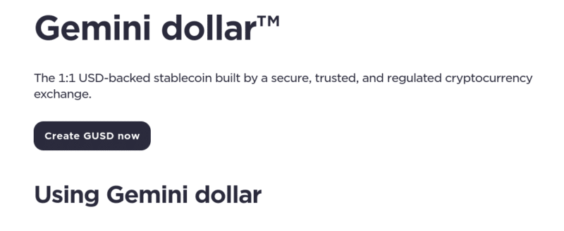 gemini dollar