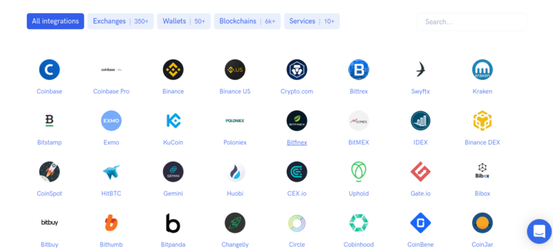 koinly supported exchanges