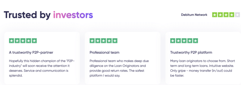 Debitum Trustpilot