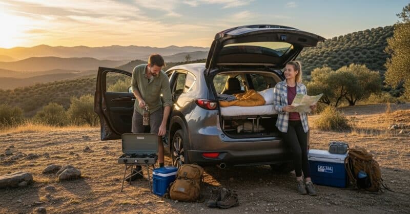 car camping spain