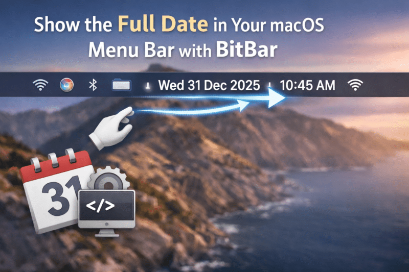 show full date mac menu bar