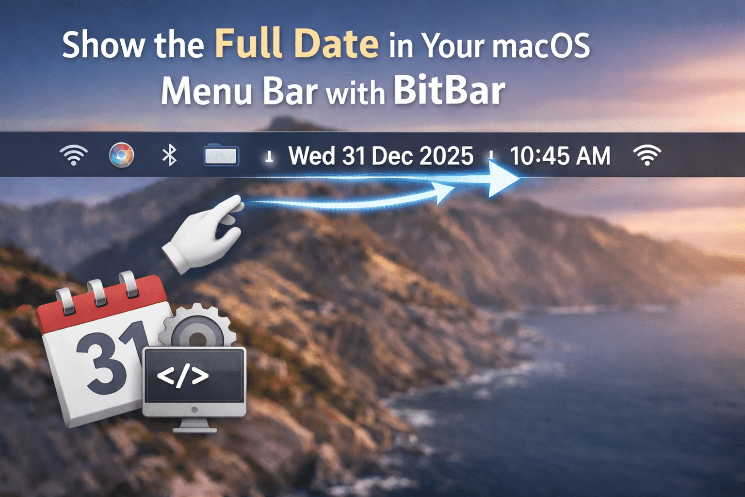 show full date mac menu bar