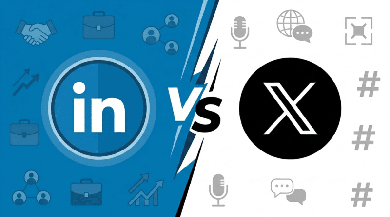 linkedin vs x
