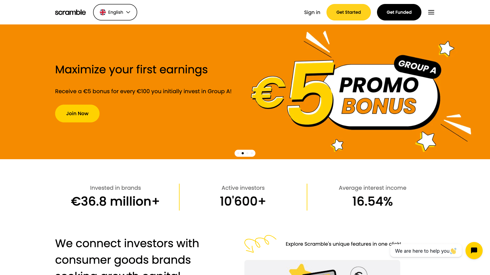 Scramble review 2026 - consumer brand P2P investing