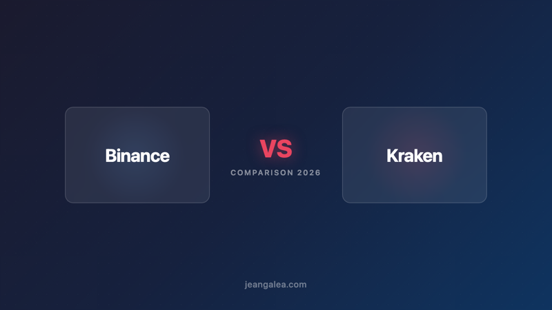 Binance vs Kraken comparison 2026