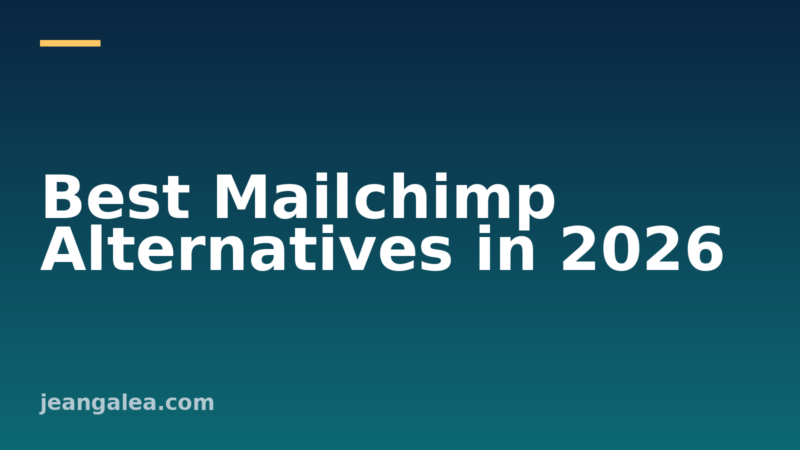 Best Mailchimp alternatives 2026