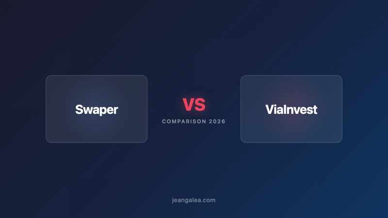 Swaper vs ViaInvest comparison 2026