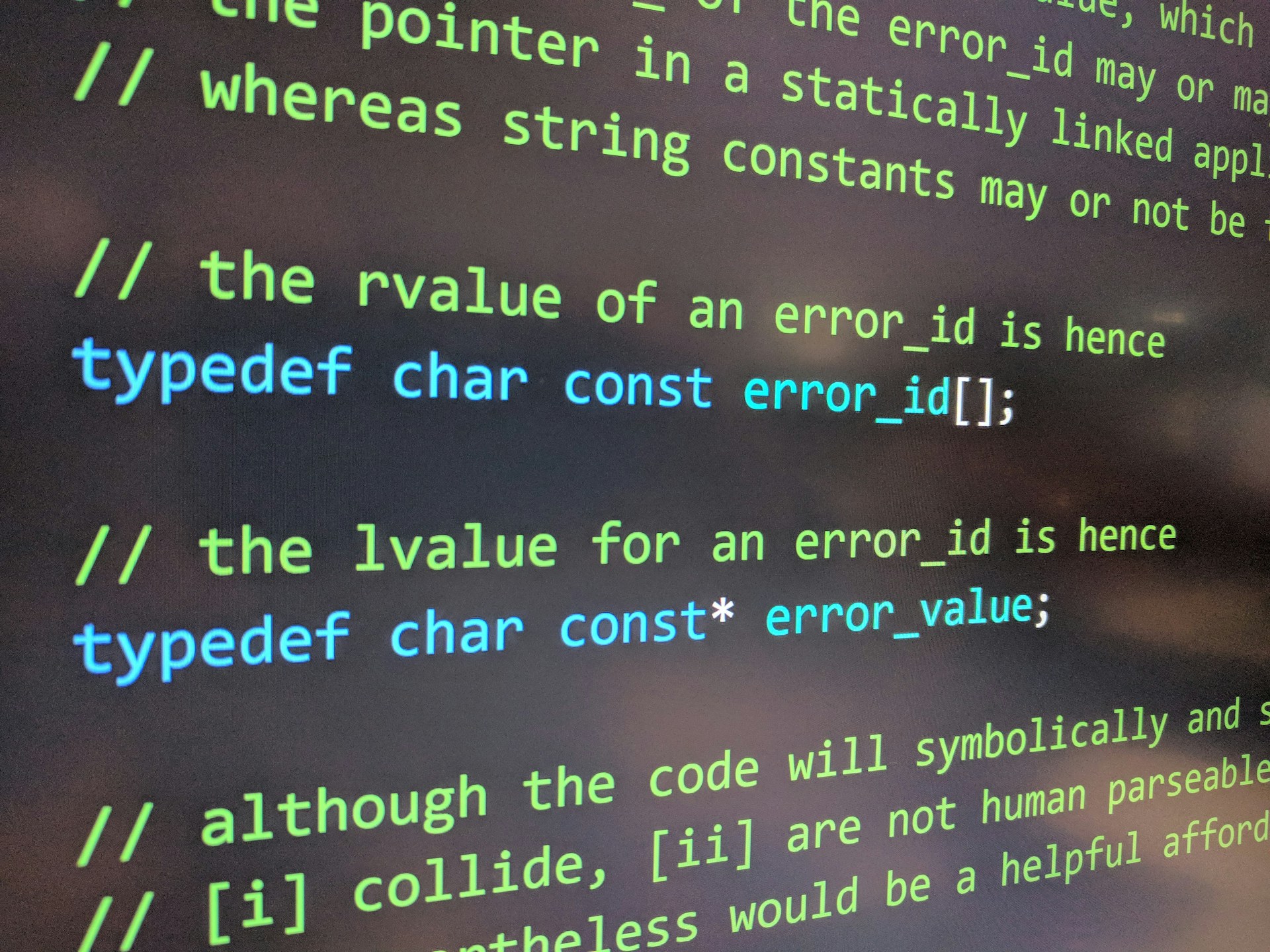 Code editor showing typed database queries