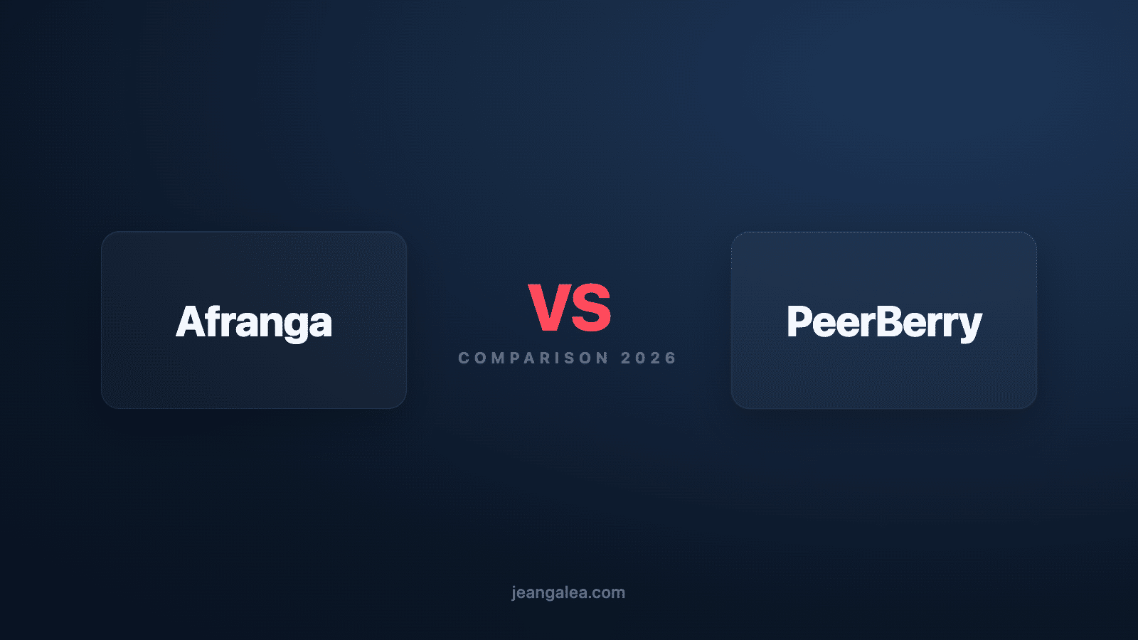 Afranga vs PeerBerry comparison 2026
