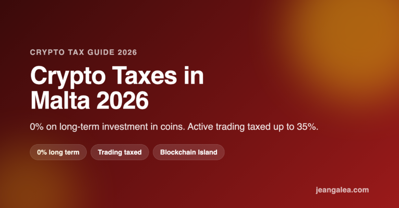 Crypto taxes in Malta 2026