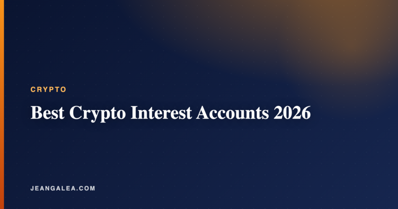 Best crypto interest accounts 2026